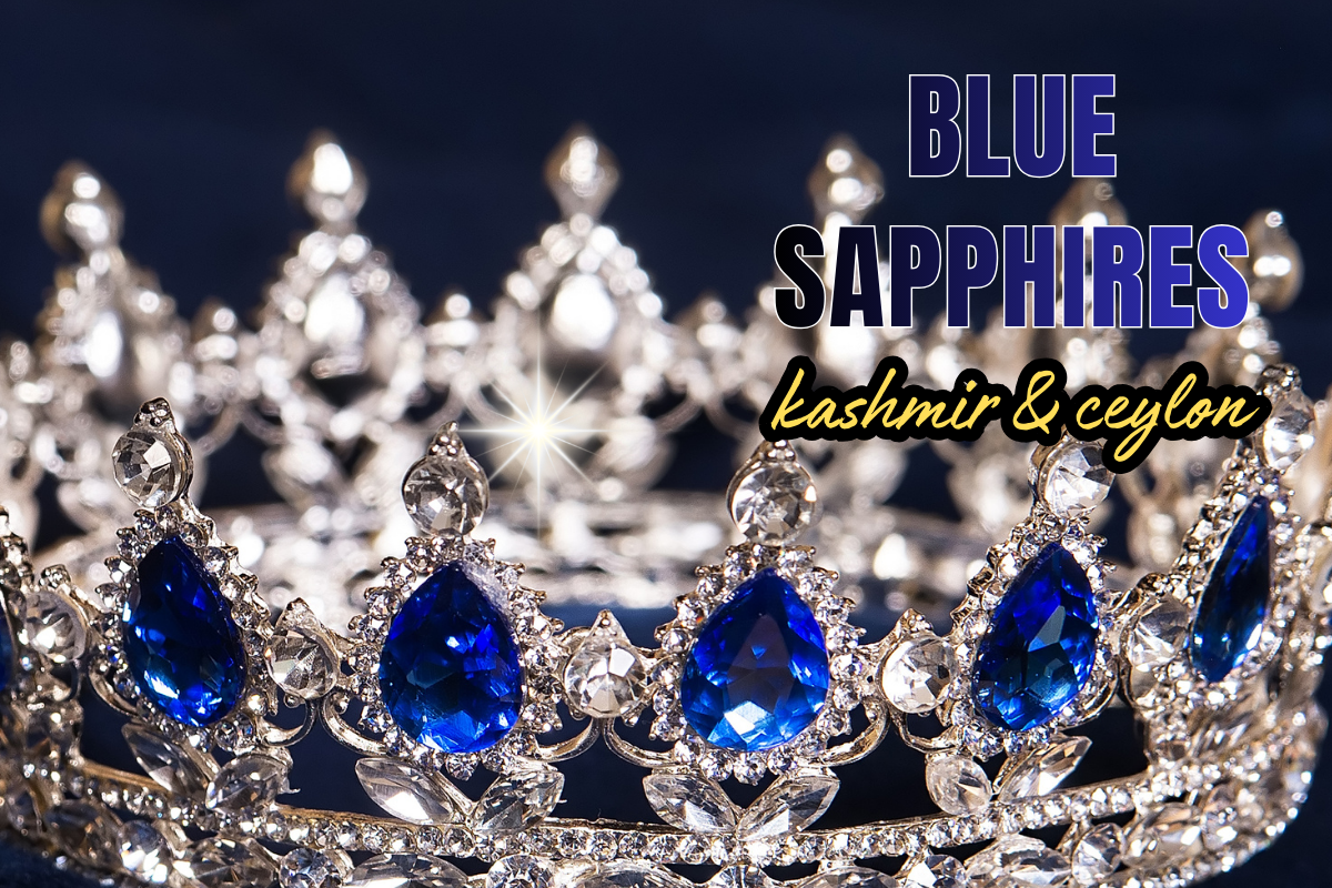 blue sapphires from kashmir and ceylon