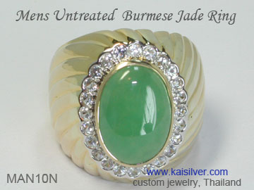 custom jade rings for men