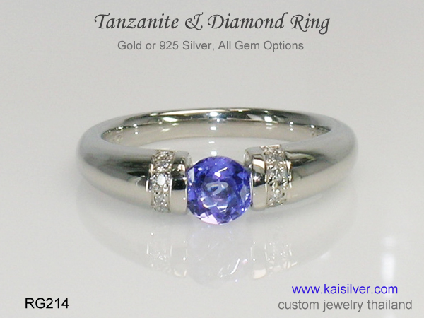 white gold mothers ring