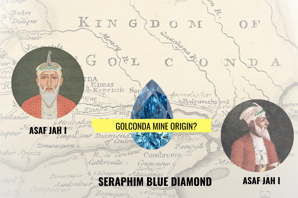 golconda diamond - seraphim blue diamond